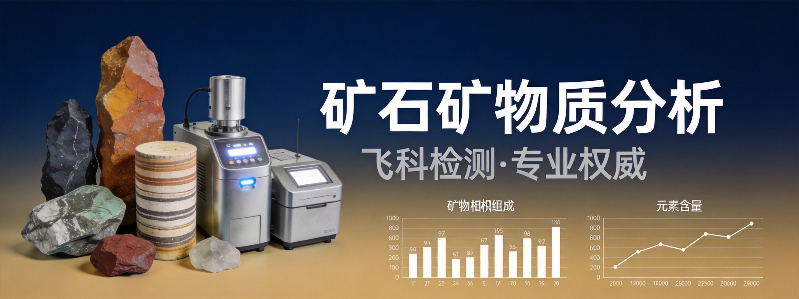 矿石矿物质分析