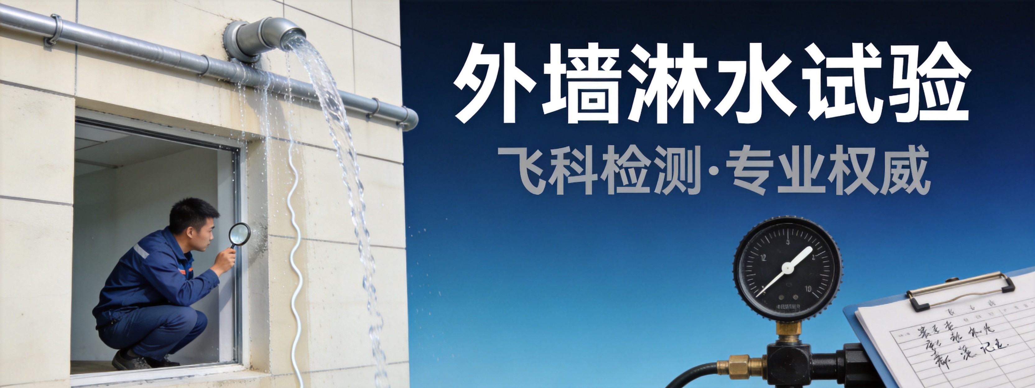 外墙淋水试验