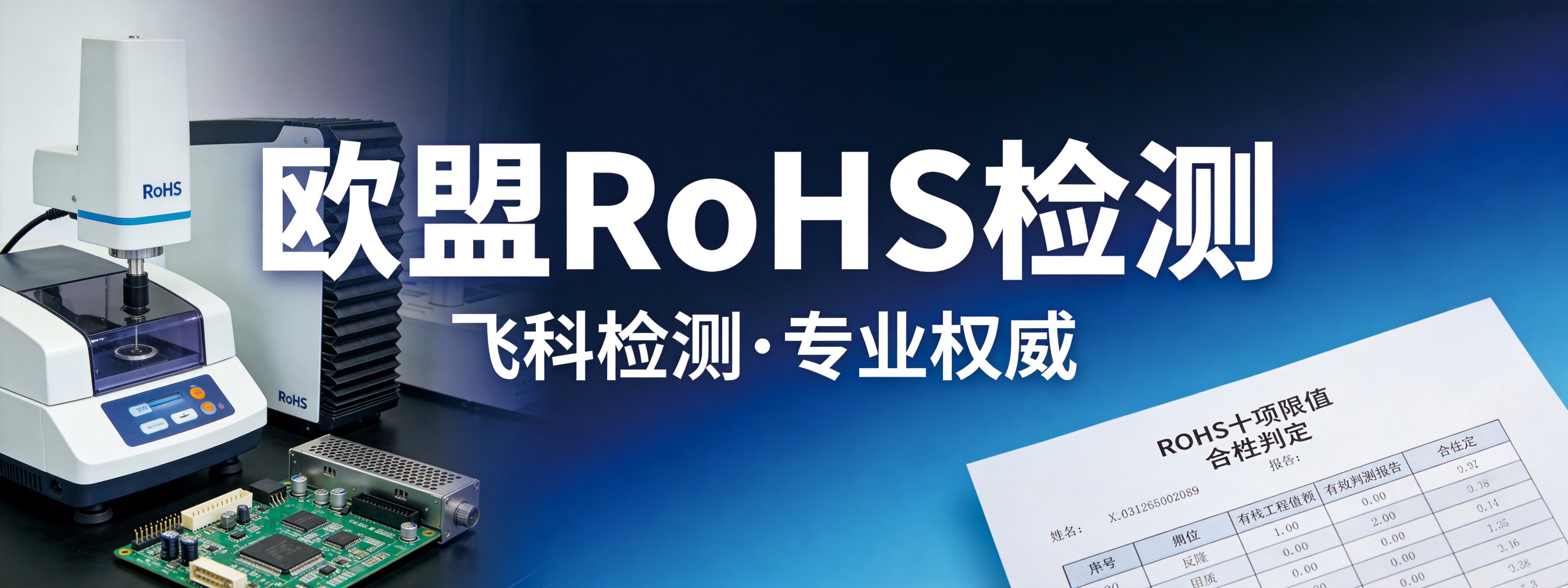 欧盟RoHS检测